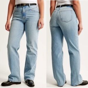 Abercrombie & Fitch curve love high rise 90s relaxed Jean size 27